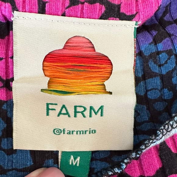 FARM Rio Multicolor Abstract Midi Dress - Picture 11 of 11